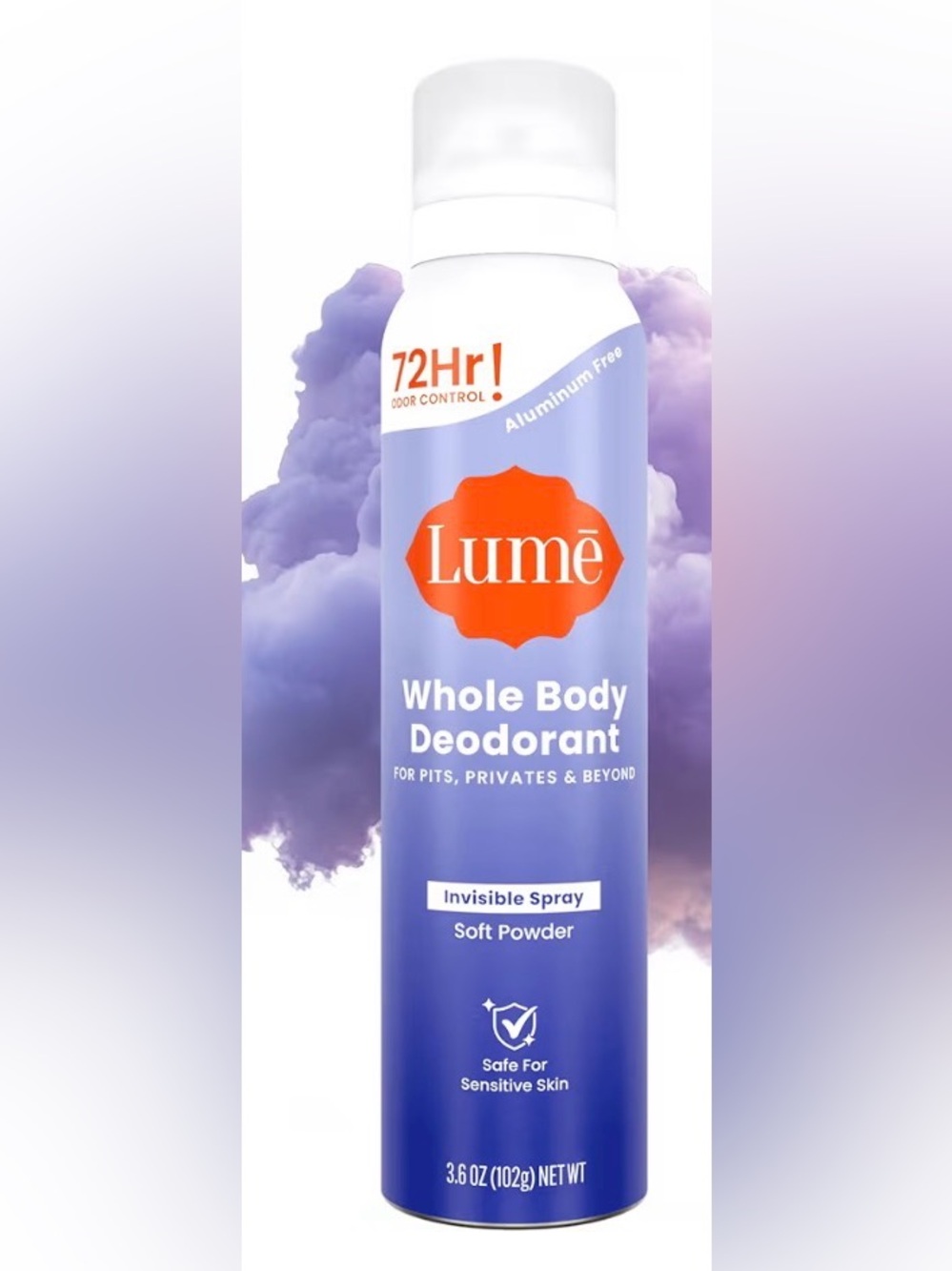 Lume Whole Body Deodorant - Soft Powder Scent
